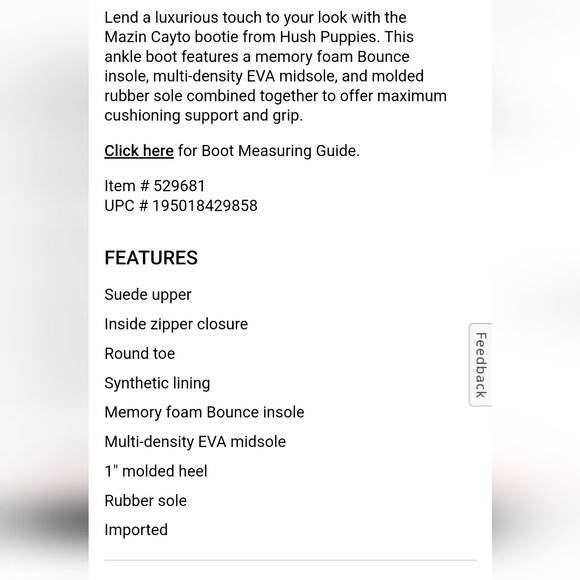 Hush Puppies tan suede booties size 7.5 - Picture 15 of 15